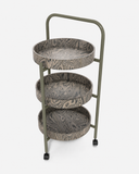 The Peria-Loop Tray Servis Arabası-Gata Design-Kamuflaj Yeşil Ral6013-NowShopFun