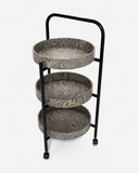 The Peria-Loop Tray Servis Arabası-Gata Design-Siyah Ral9005-NowShopFun