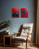The Sentinels (Diptych) Tablo
