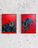 The Sentinels (Diptych) Tablo