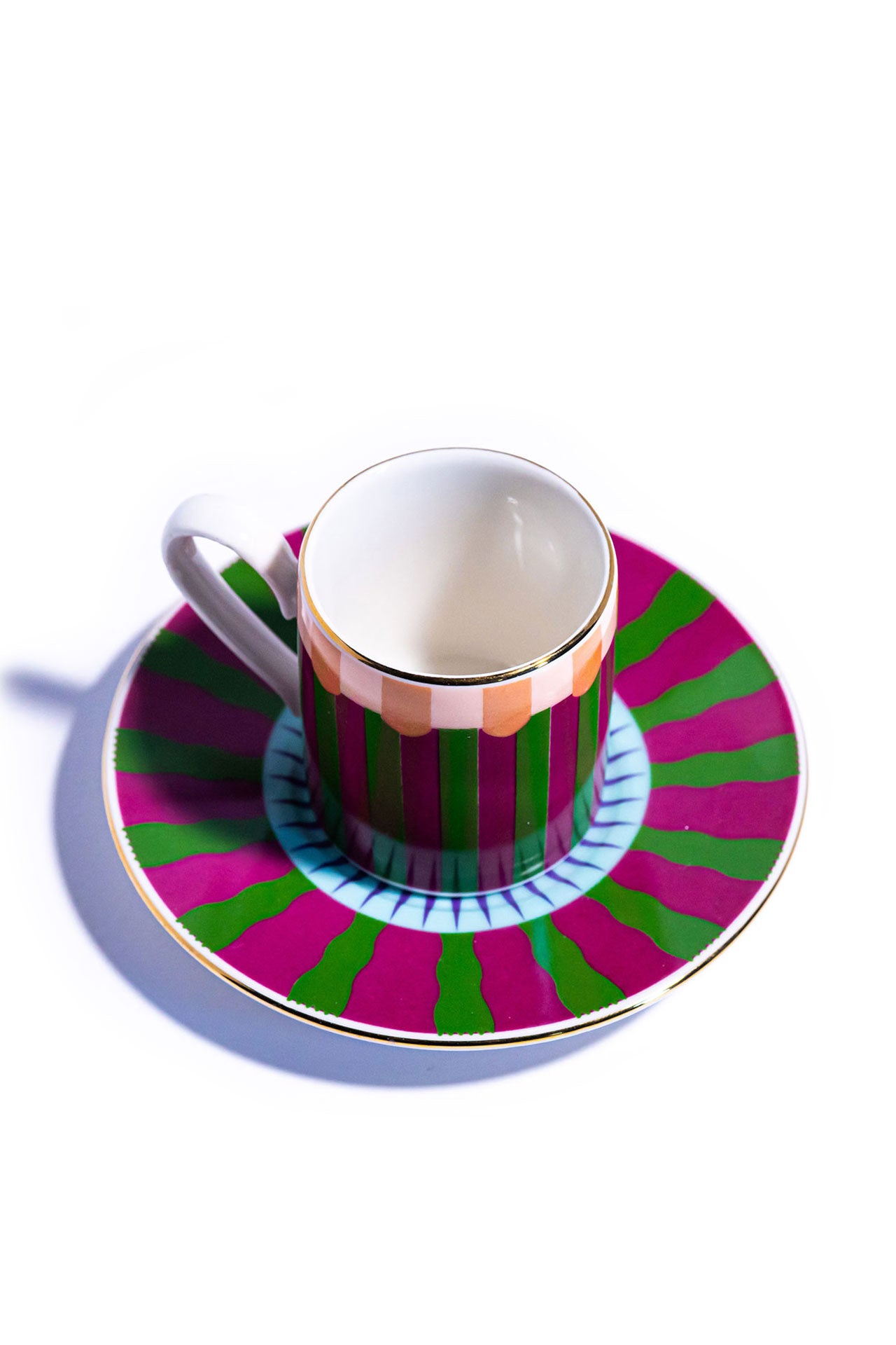 Think Pink Candy Whirl Kahve Fincanı (2'li Set)