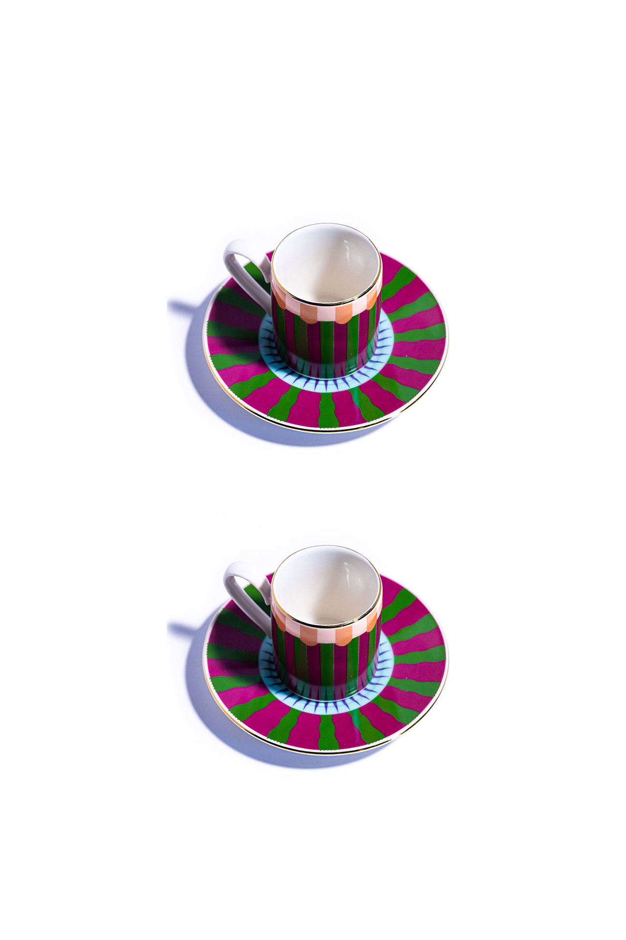 Think Pink Candy Whirl Kahve Fincanı (2'li Set)