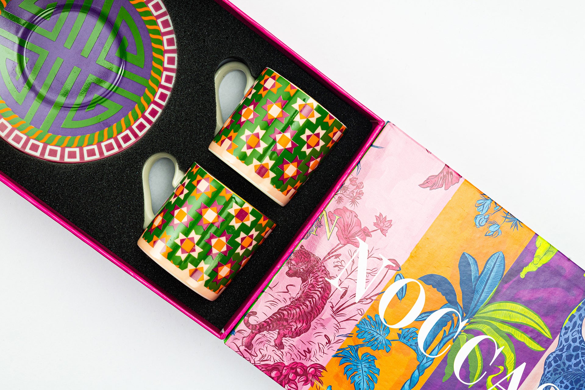 Think Pink Orient Bloom Kahve Fincanı (2'li Set)