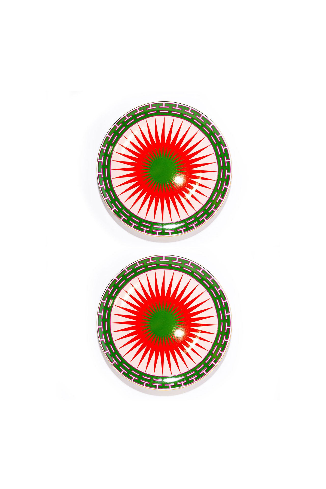 Think Pink Solar Rose Servis Tabak (2'li Set)