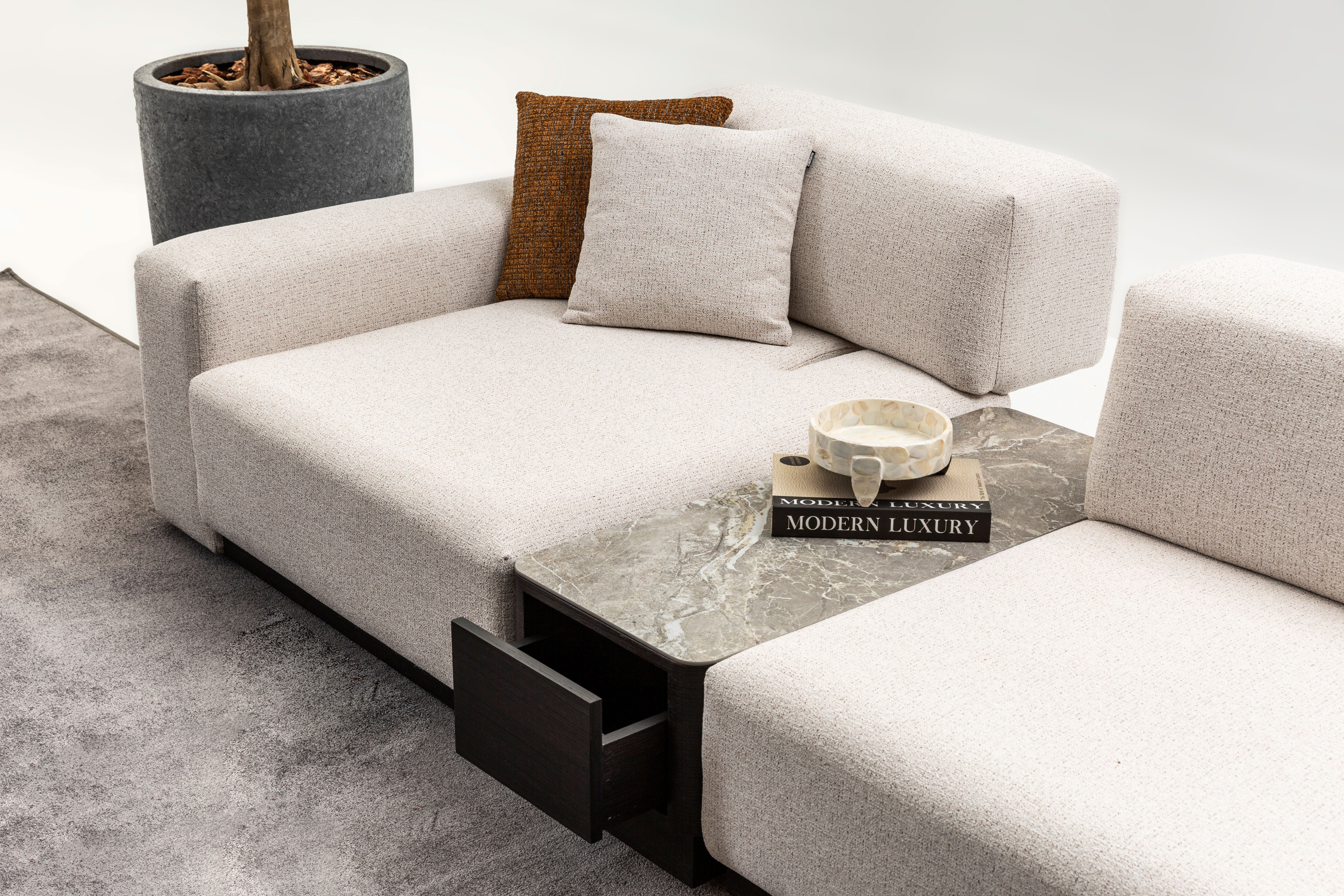 Tierra 2'li Koltuk Ara Sehpa İle