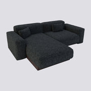 Tierra 2'li L Koltuk - Koyu Gri