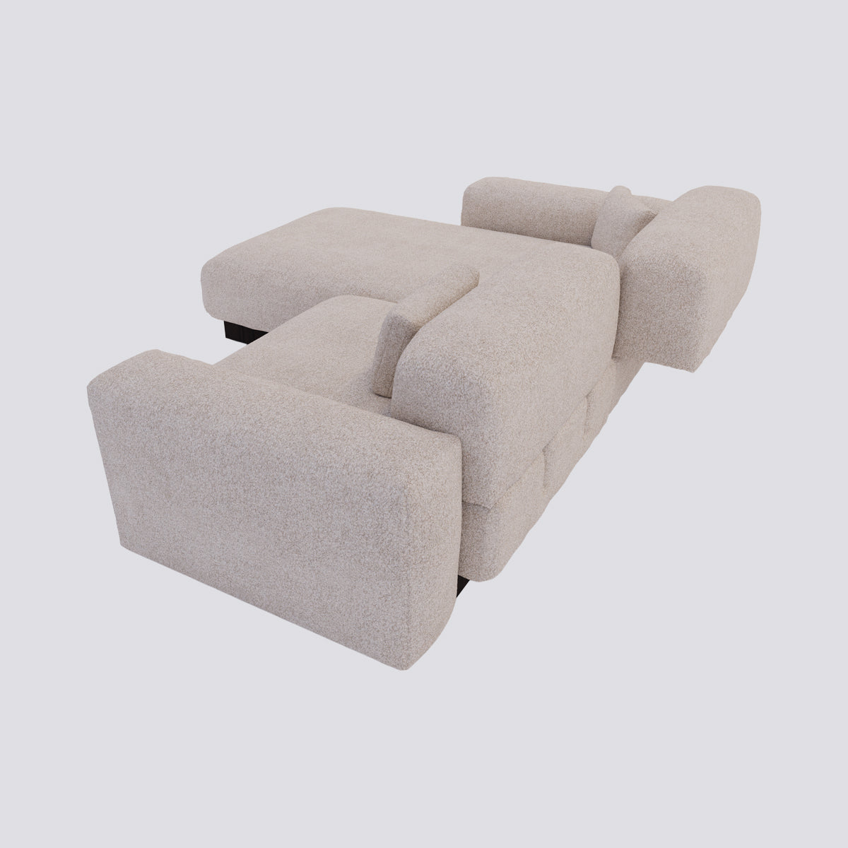 Tierra 2'li L Koltuk - Krem