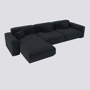 Tierra 3'lü Daybed Koltuk - Koyu Gri