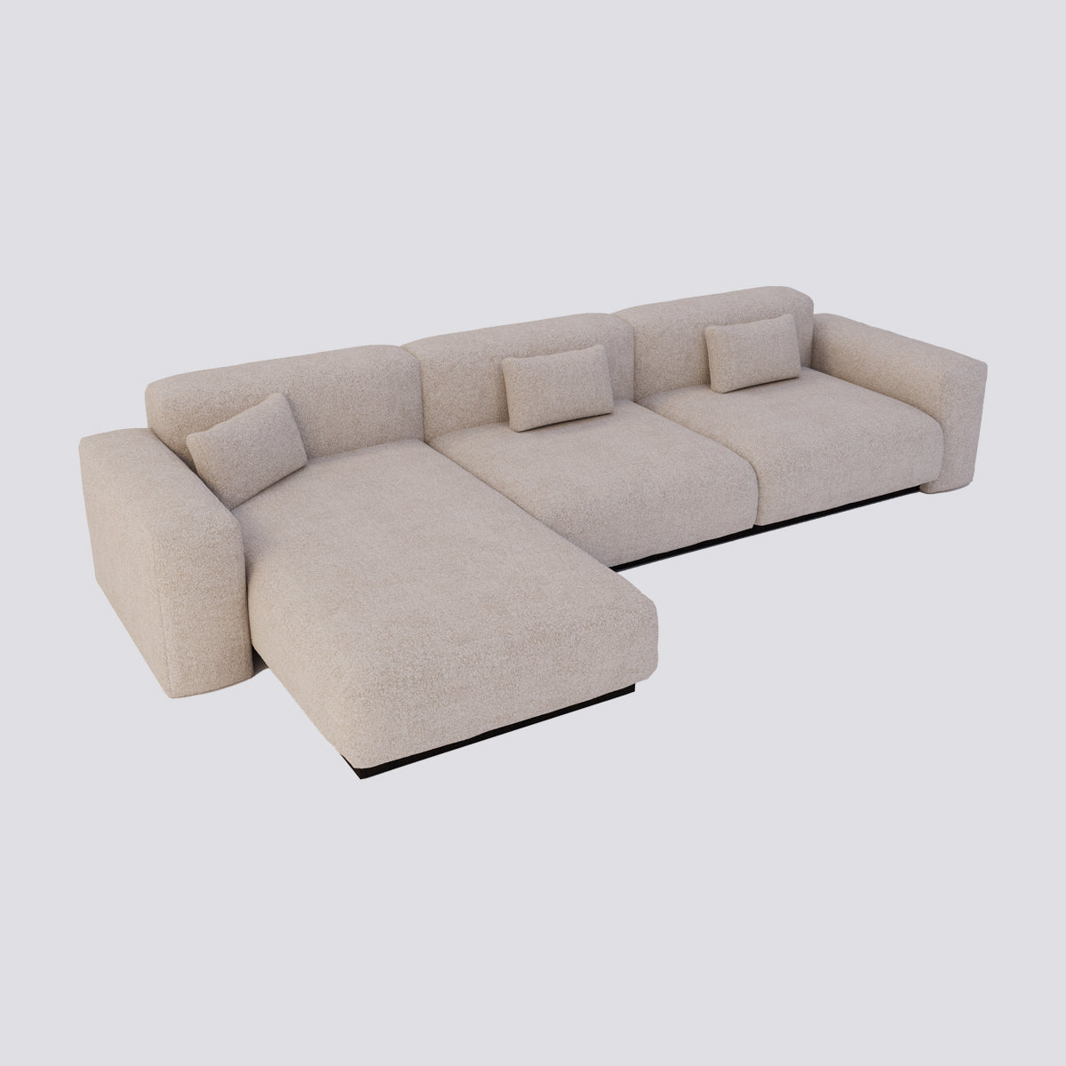 Tierra 3'lü Daybed Koltuk - Krem