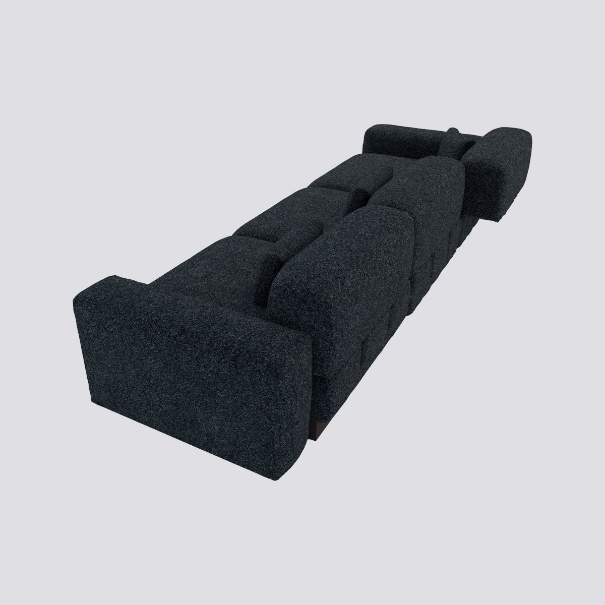 Tierra 3'lü Koltuk - Koyu Gri