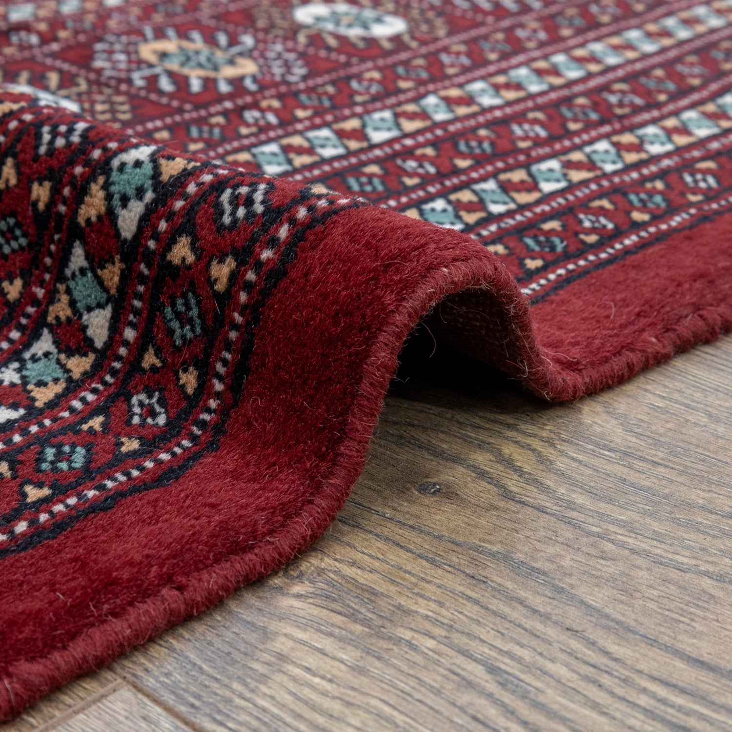 Tılla Geleneksel Türkmen Desenli El Dokuma Türkmen Halısı 365x555 cm-Kilim & Halı-Soho Antiq-NowShopFun