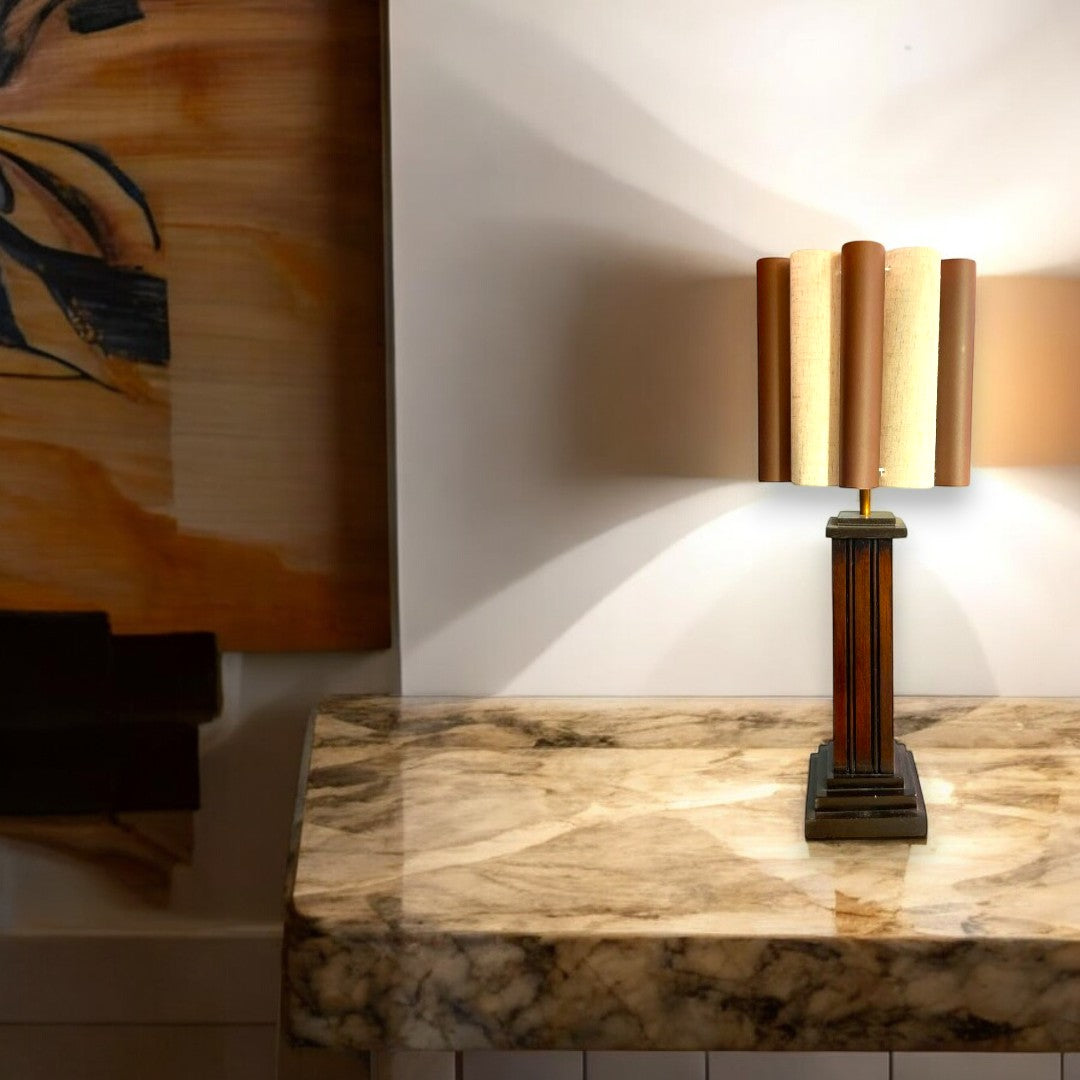 Timber Glow Lamp-Abajur-Yugu Atelier-NowShopFun