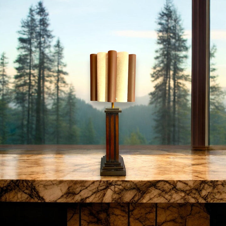 Timber Glow Lamp-Abajur-Yugu Atelier-NowShopFun