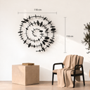 Time Spiral Metal Duvar Dekoru
