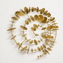 Time Spiral Metal Duvar Dekoru – 3D Modern Gold Duvar Aksesuarı / Time Spiral Metal Wall Decor – 3D Modern Gold Wall Sculpture