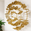 Time Spiral Metal Duvar Dekoru – 3D Modern Gold Duvar Aksesuarı / Time Spiral Metal Wall Decor – 3D Modern Gold Wall Sculpture