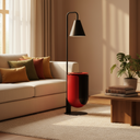 Tioste Lambader Mdf Metal Kırmızı-Lambader-Ukyco-NowShopFun