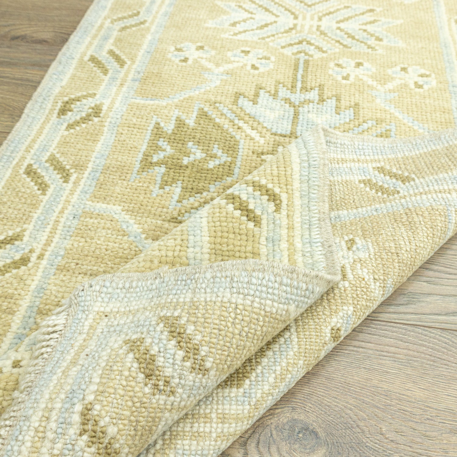 Tiva El Dokuma Dekoratif Yolluk 70x206 cm-Kilim & Halı-Soho Antiq-NowShopFun
