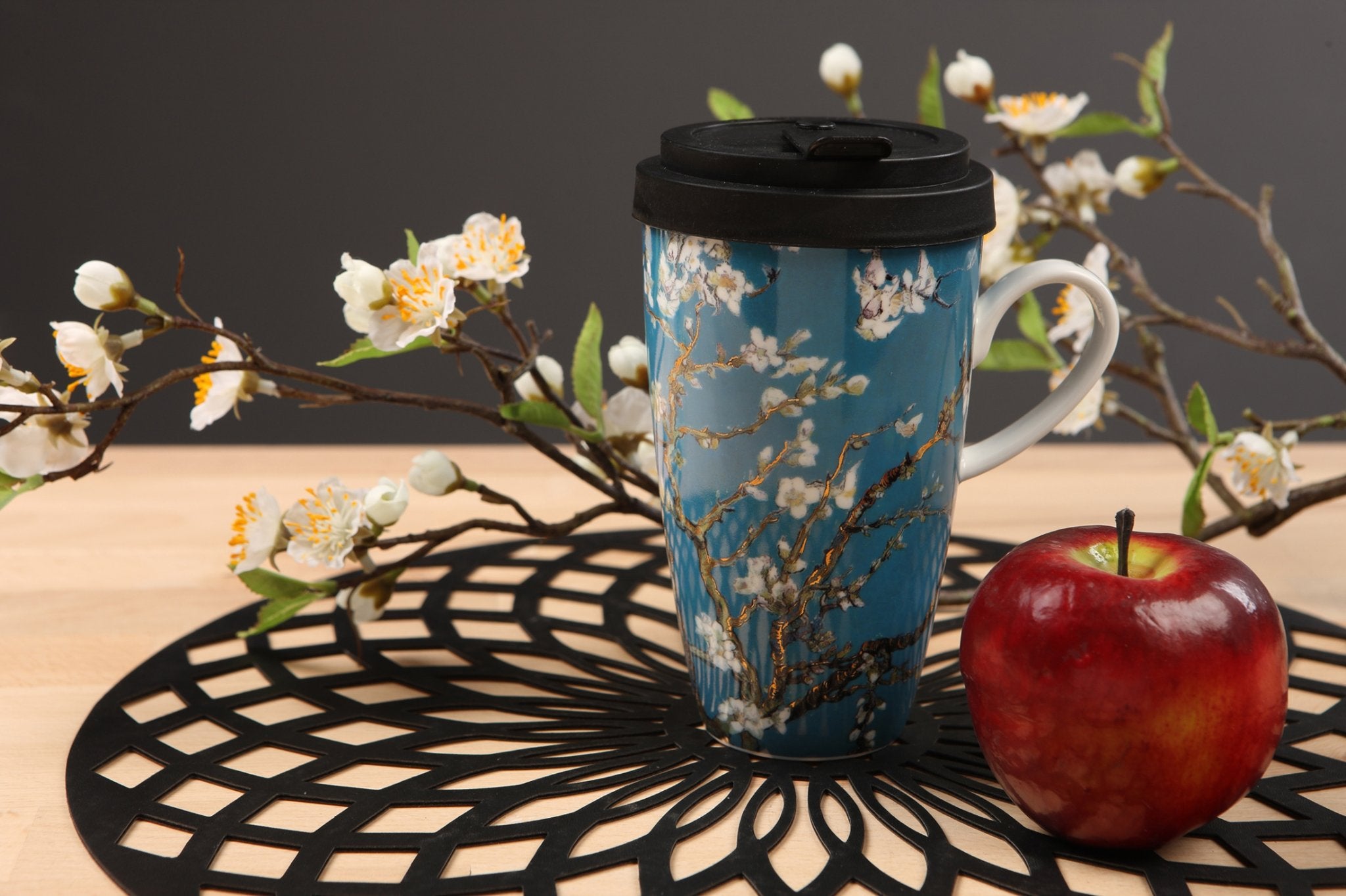 To Go Almond Tree Blue Taşınabilir Kupa- Artis Orbis Vincent Van Gogh Koleksiyonu