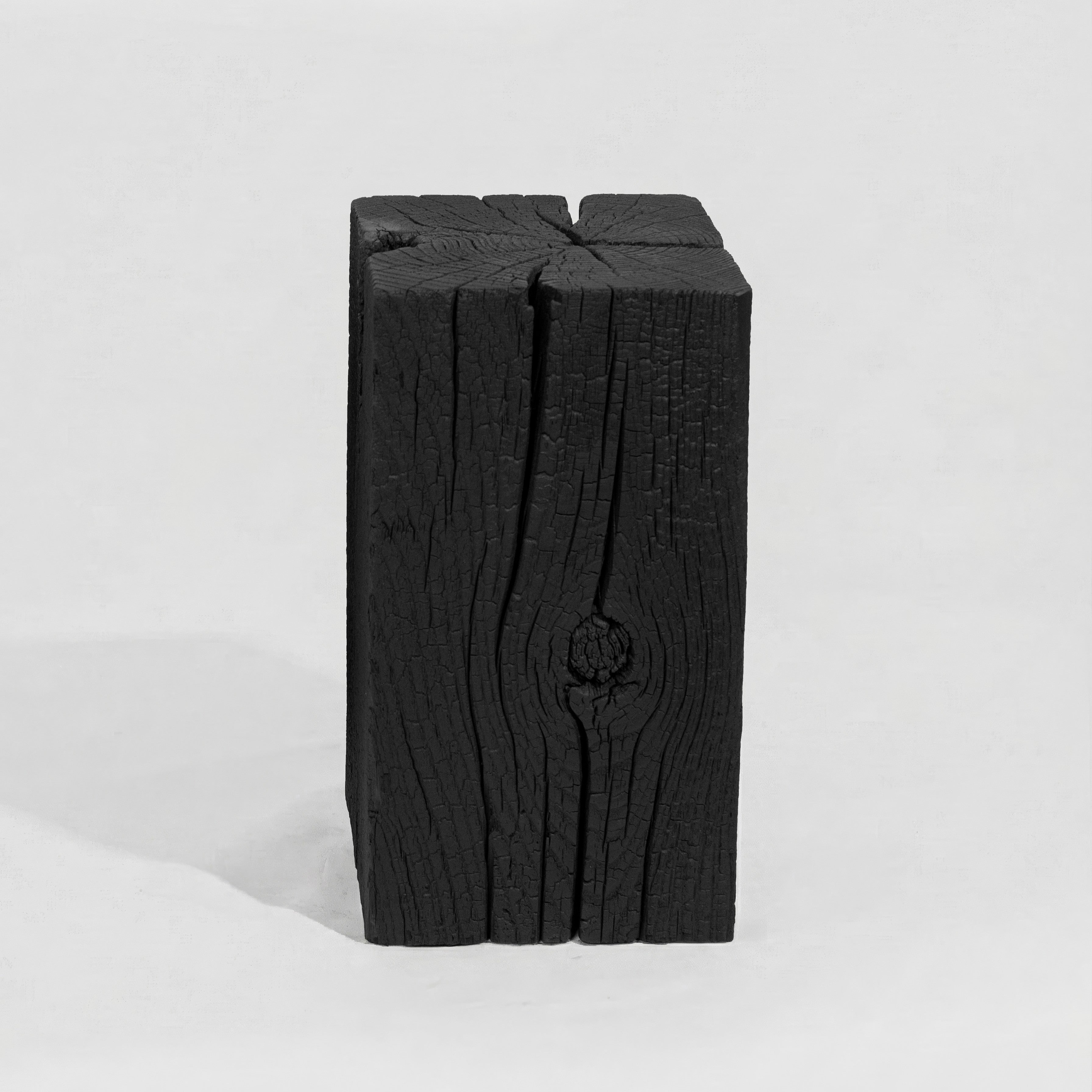 Togo Kütük Yan Sehpa - Yakisugi El İşçiliği