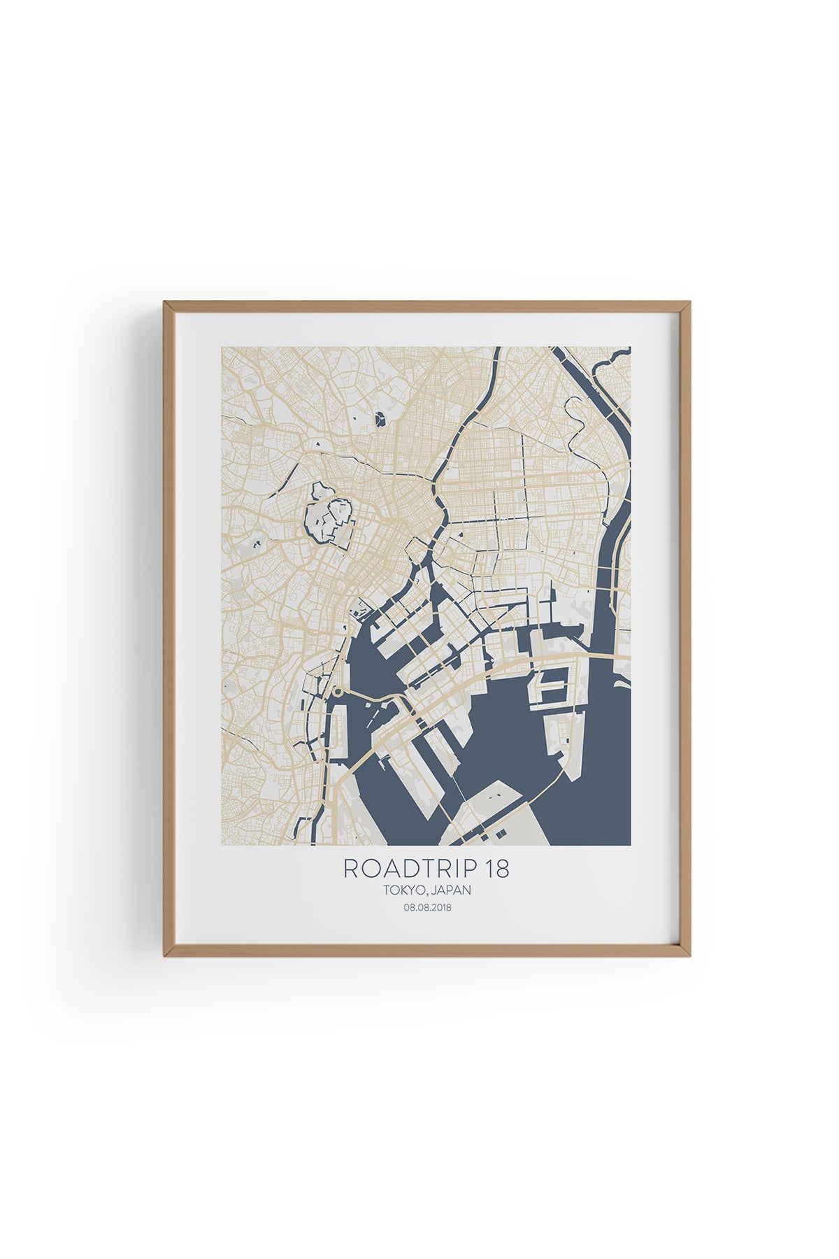 Tokyo Şehir Haritası Poster