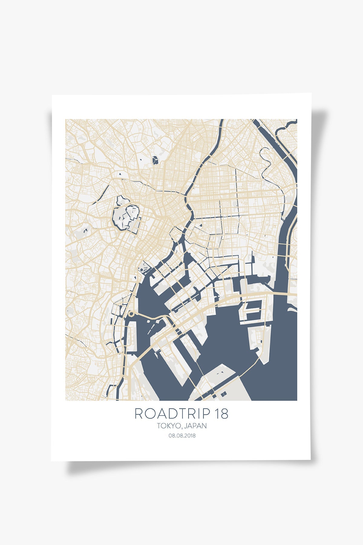 Tokyo Şehir Haritası Poster