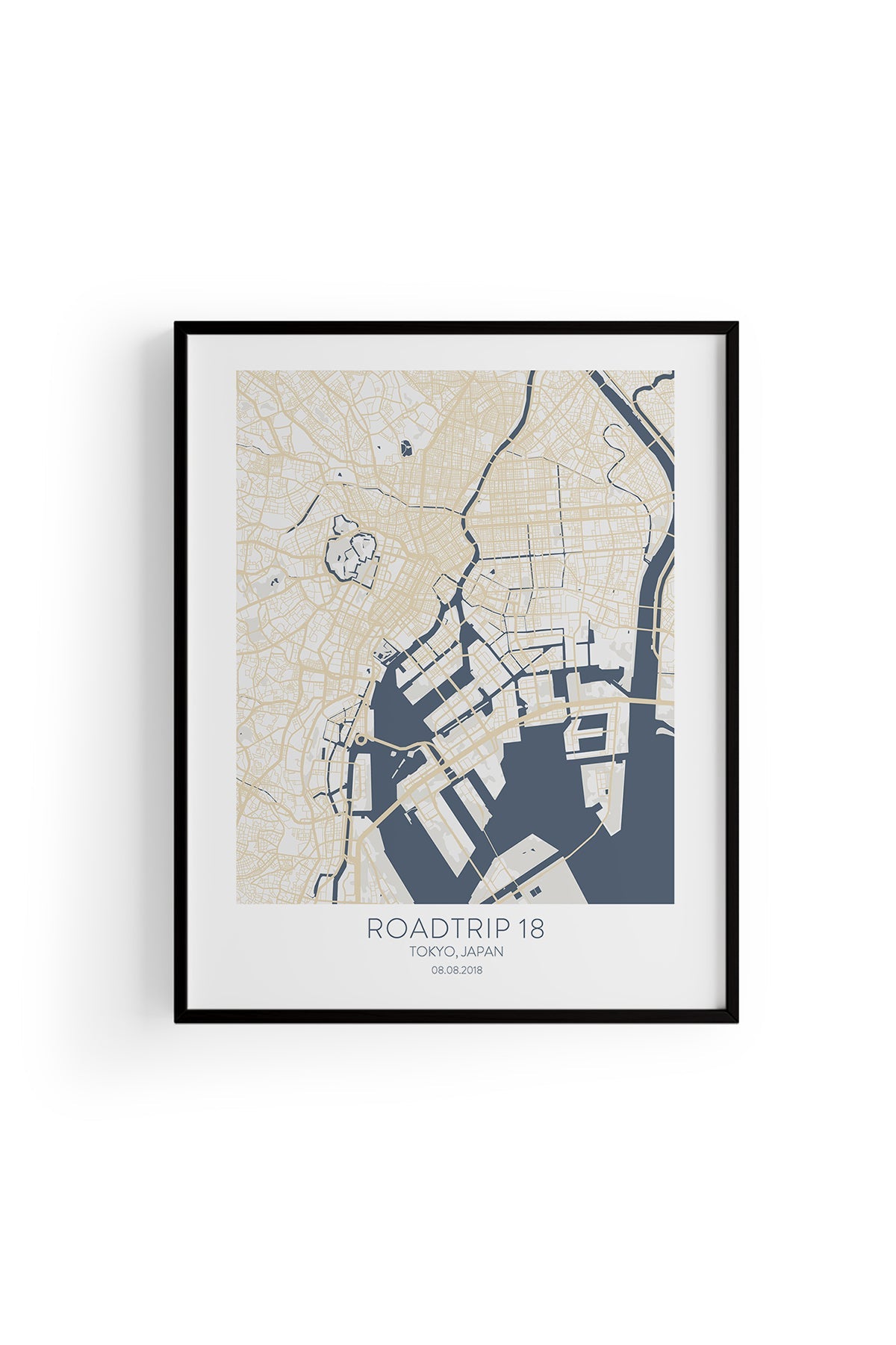 Tokyo Şehir Haritası Poster