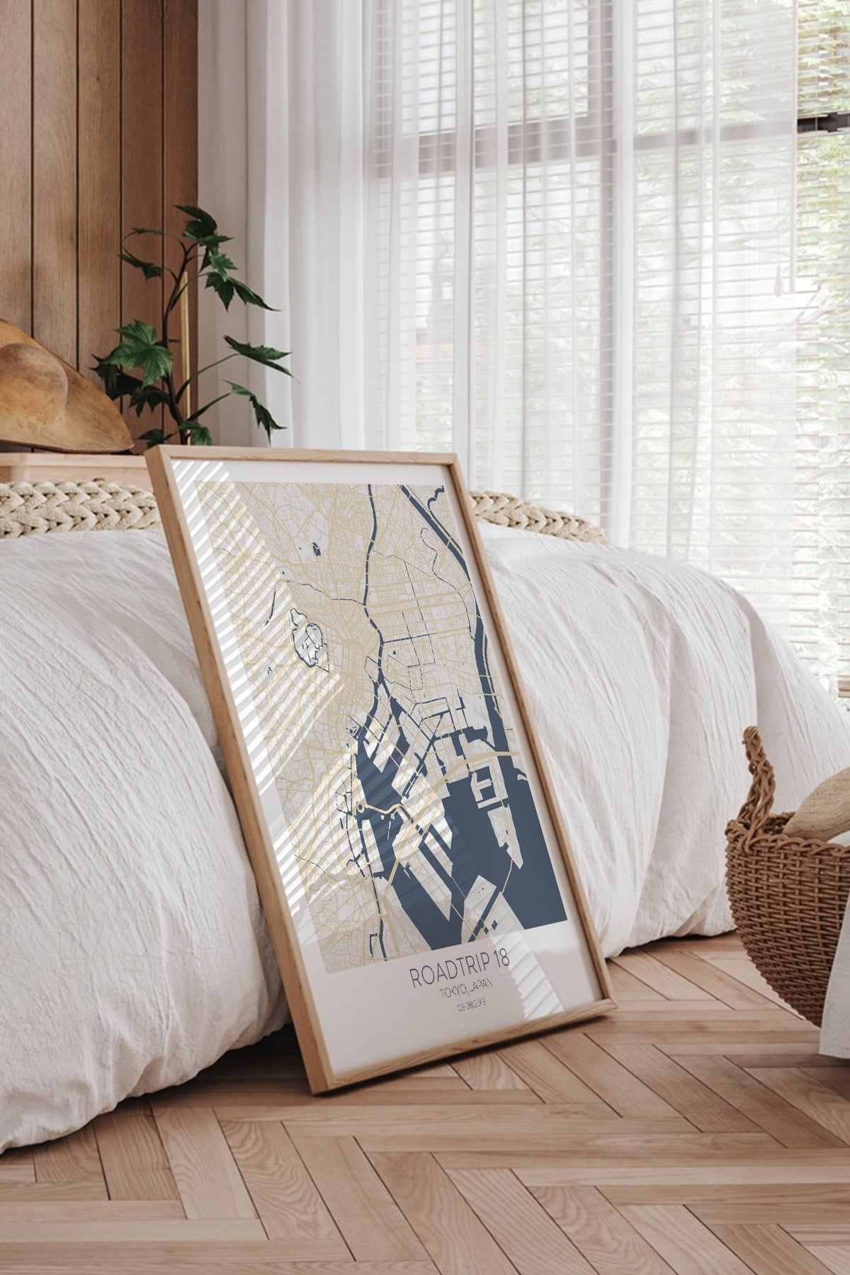 Tokyo Şehir Haritası Poster