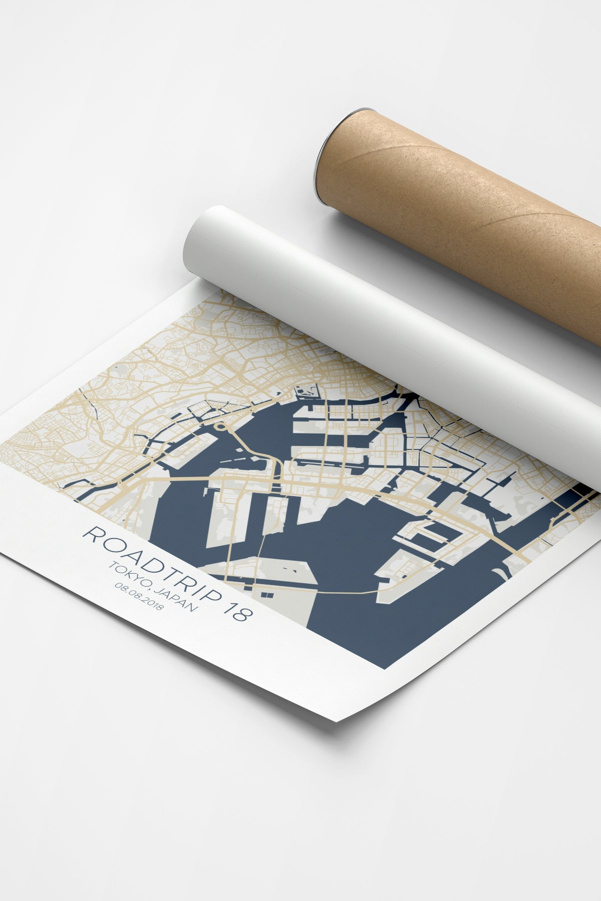 Tokyo Şehir Haritası Poster