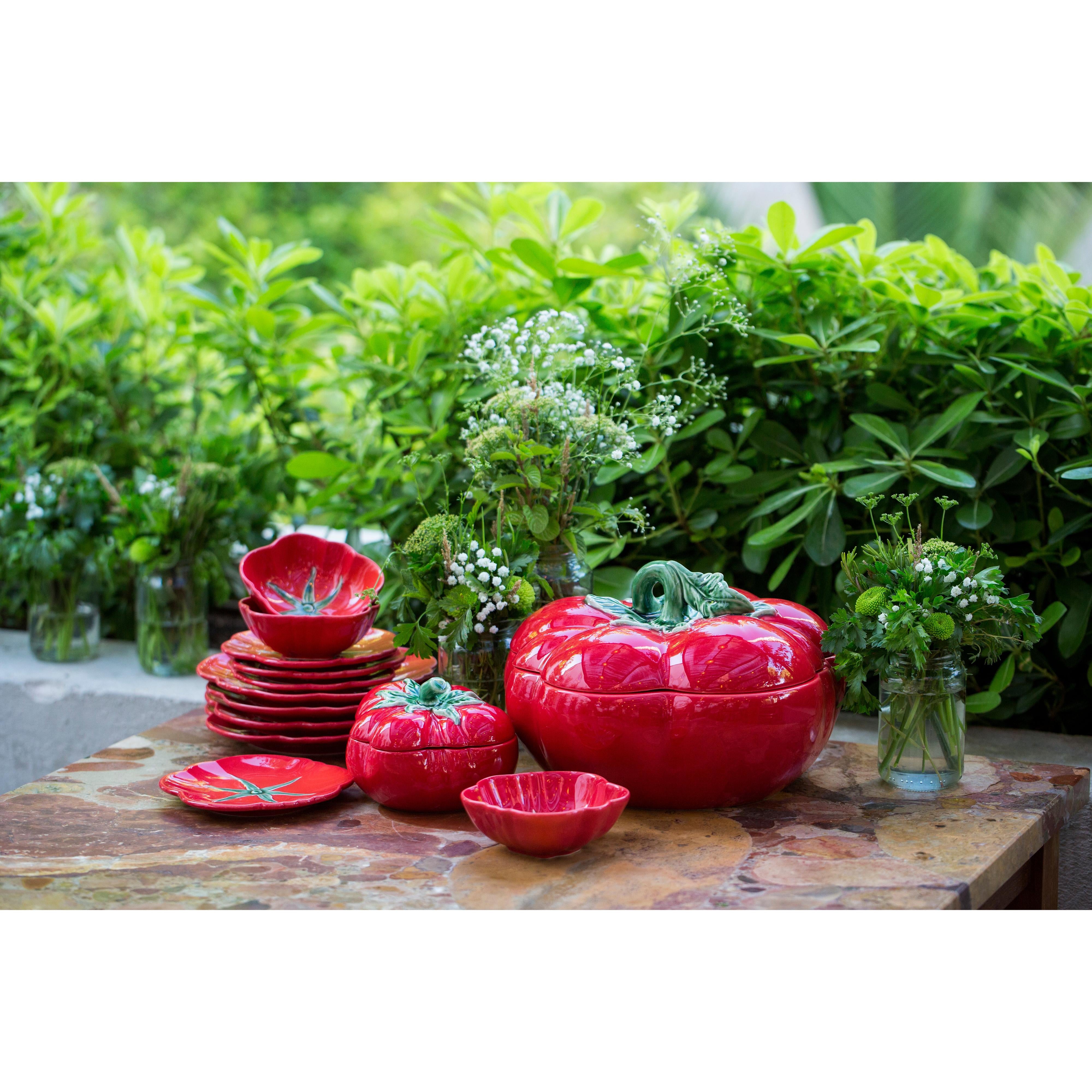 Tomato Kırmızı Seramik Saklama Kutusu