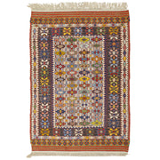 Tove Renkli Yün Nuzumla Kilimi 109x152 cm-Kilim-Soho Antiq-NowShopFun