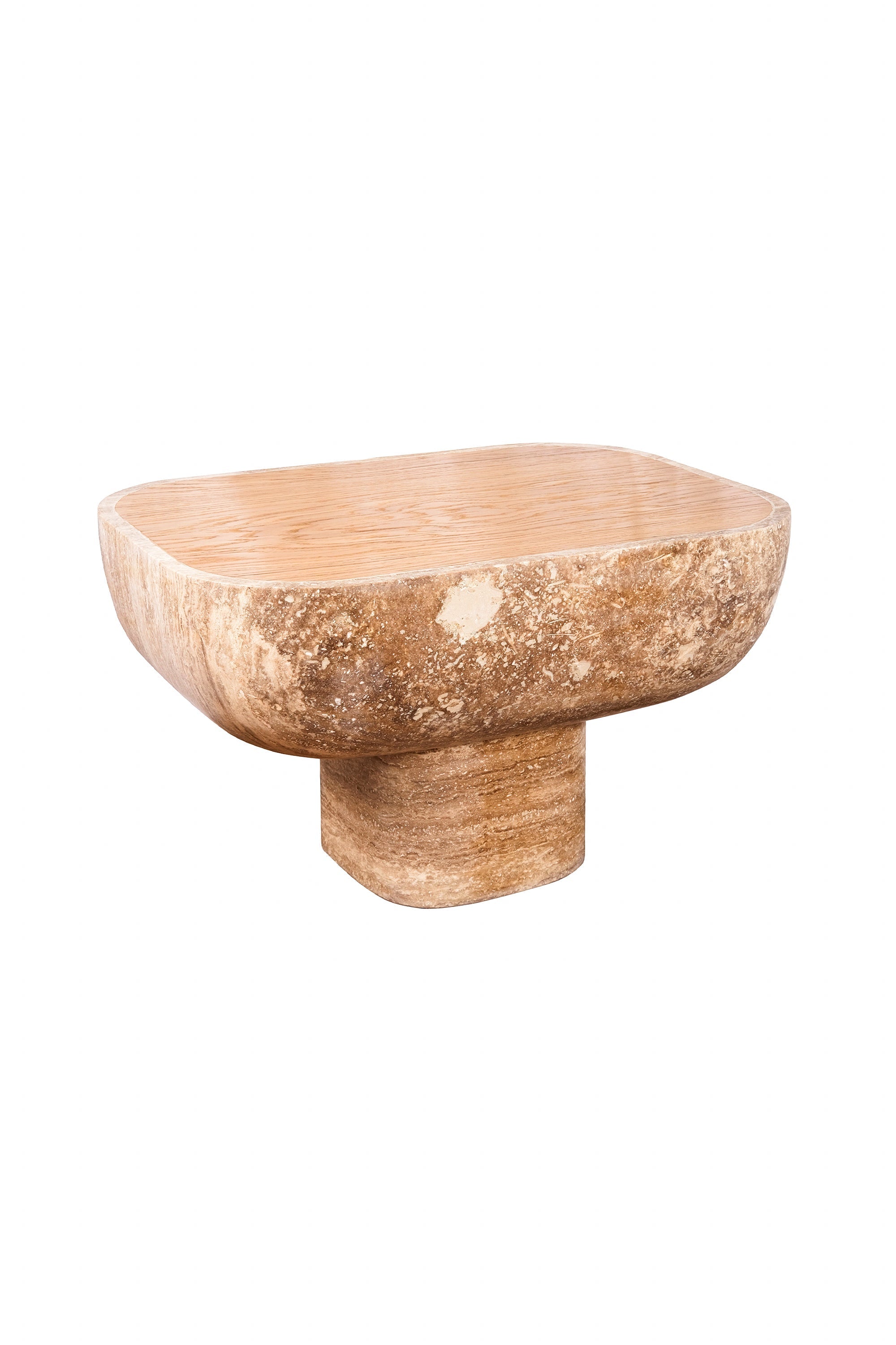 Traverten Sehpa Geniş