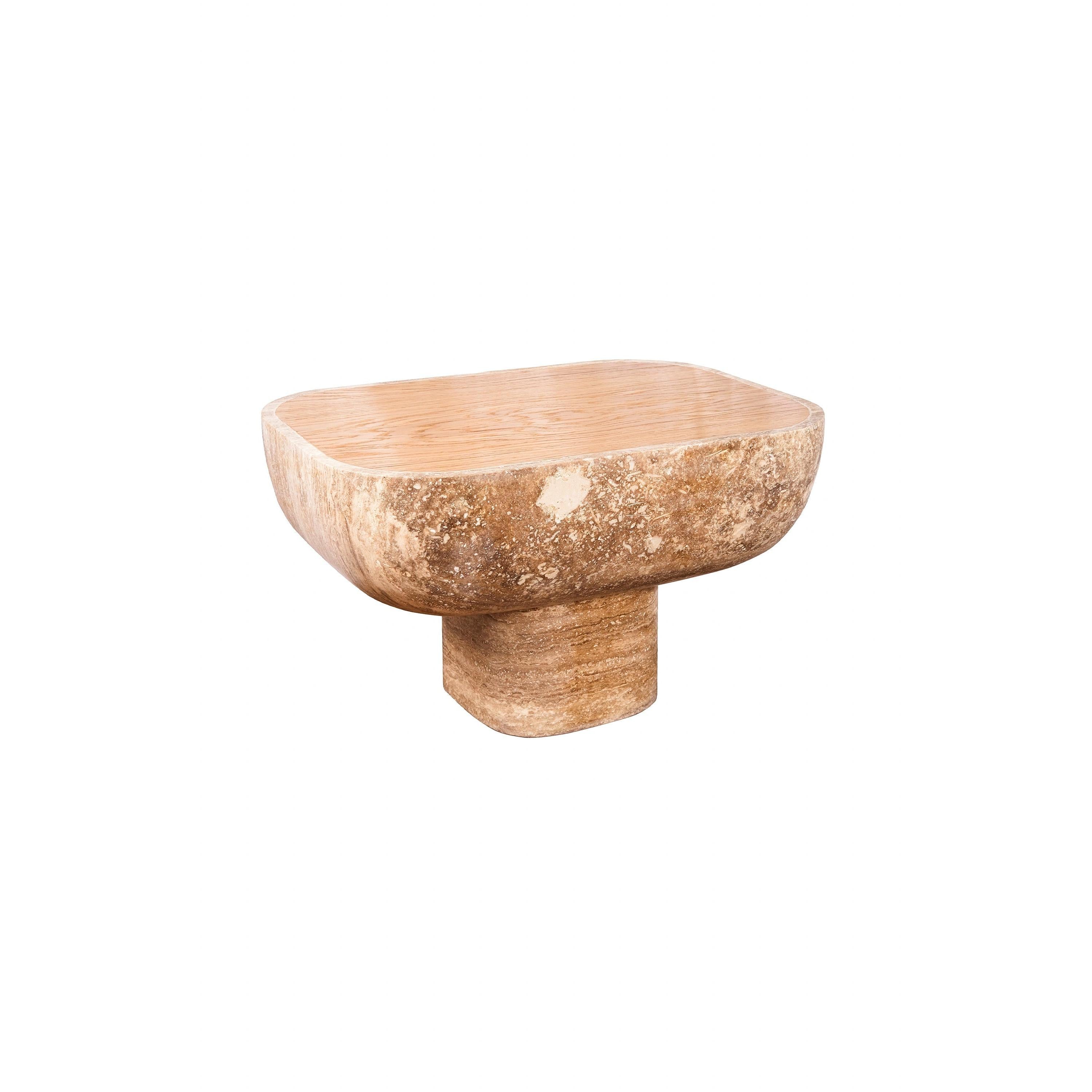 Traverten Sehpa Geniş