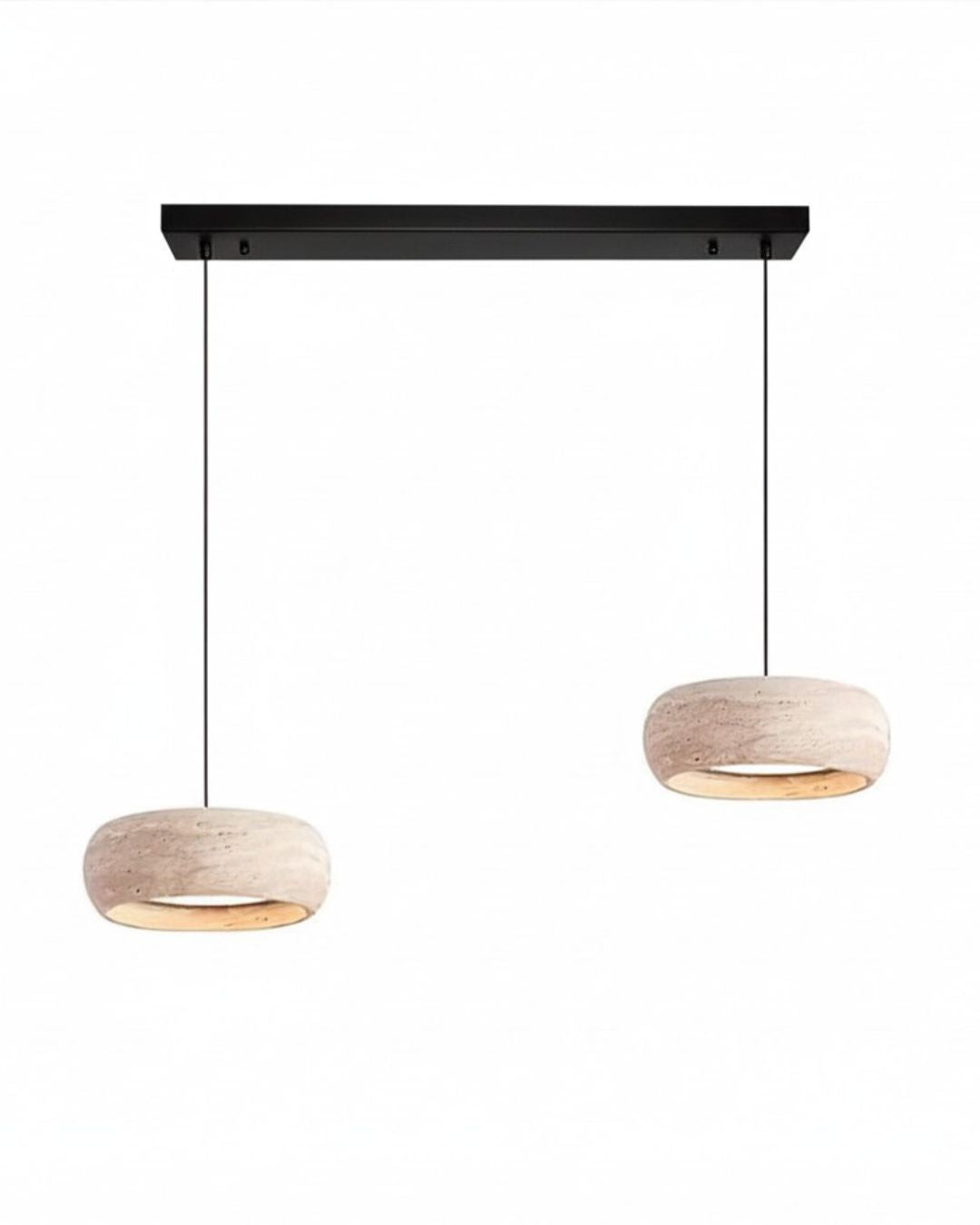 Traverten Tasarım İkili Avize