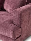 Tribeca Modern Lüks Köşe Koltuk 274 cm Aubergine