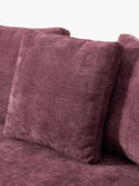Tribeca Modern Lüks Köşe Koltuk 274 cm Aubergine