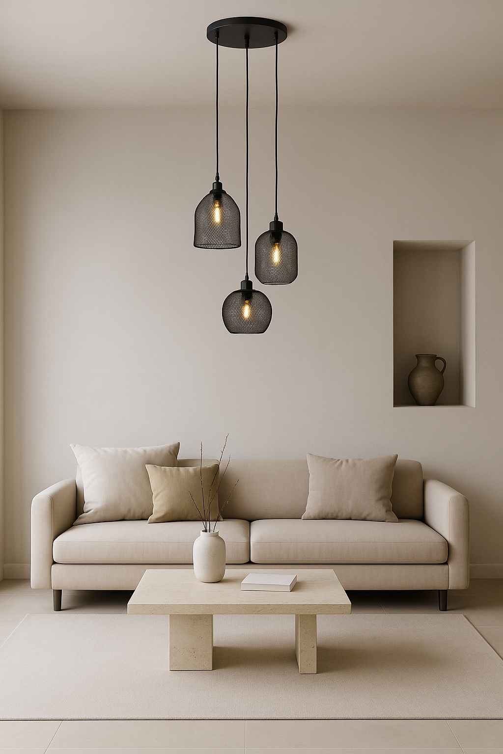 Trio Mesh Sarkıt Lamba-Tavan Aydınlatması-livingstore-NowShopFun