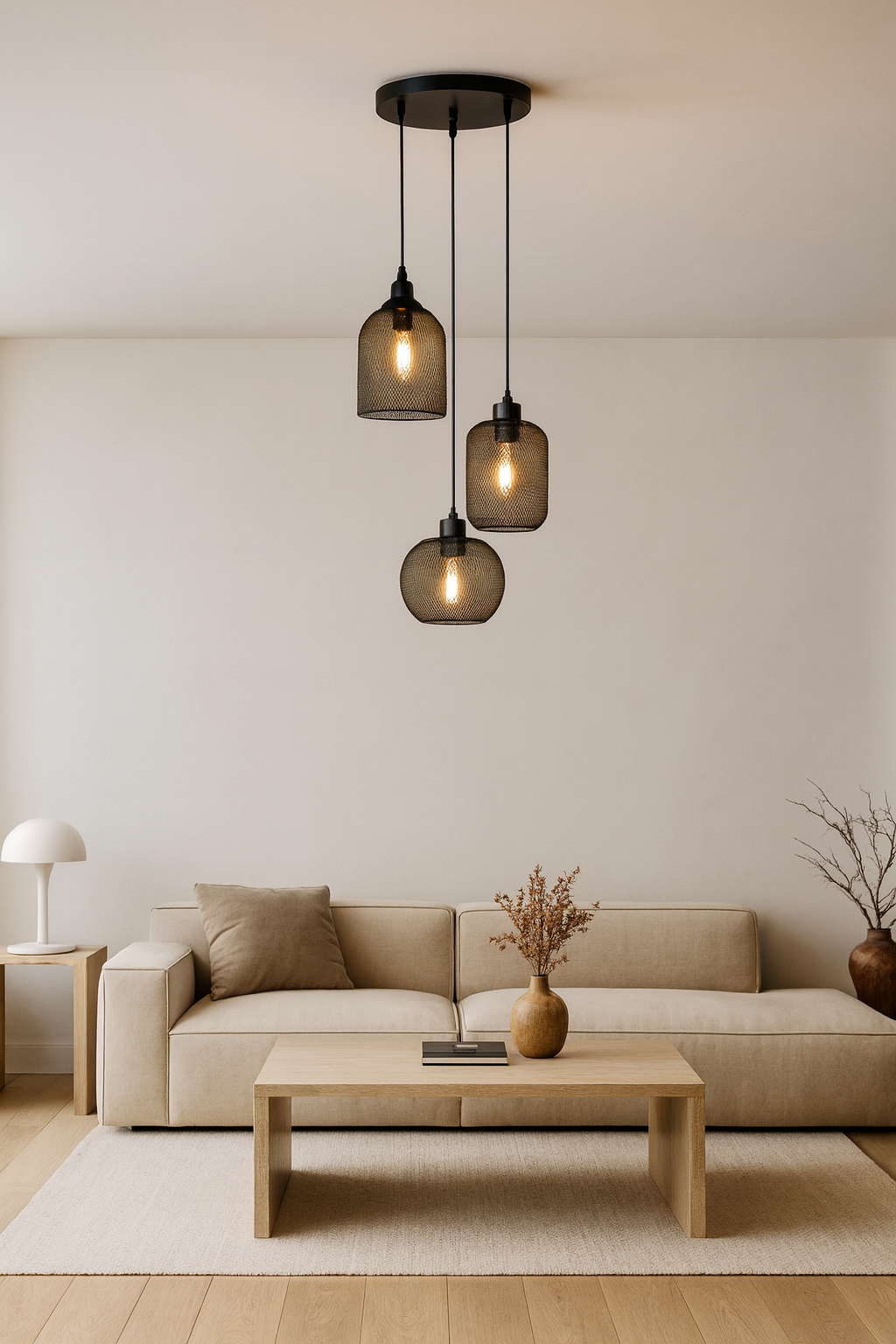 Trio Mesh Sarkıt Lamba-Tavan Aydınlatması-livingstore-NowShopFun