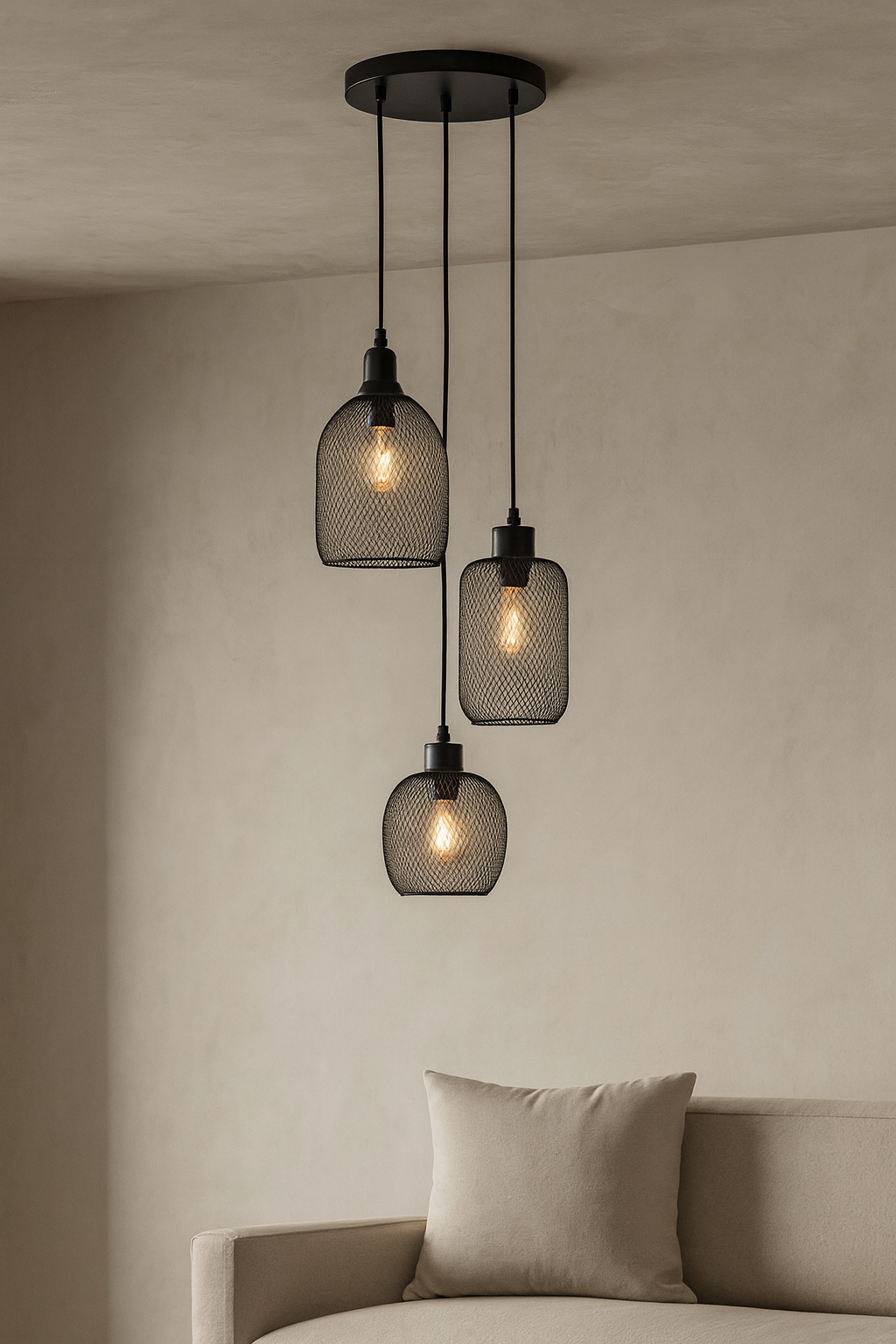 Trio Mesh Sarkıt Lamba-Tavan Aydınlatması-livingstore-NowShopFun