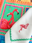 Tropical Safari Nakışlı Yemek Peçetesi (8 Li Paket)
