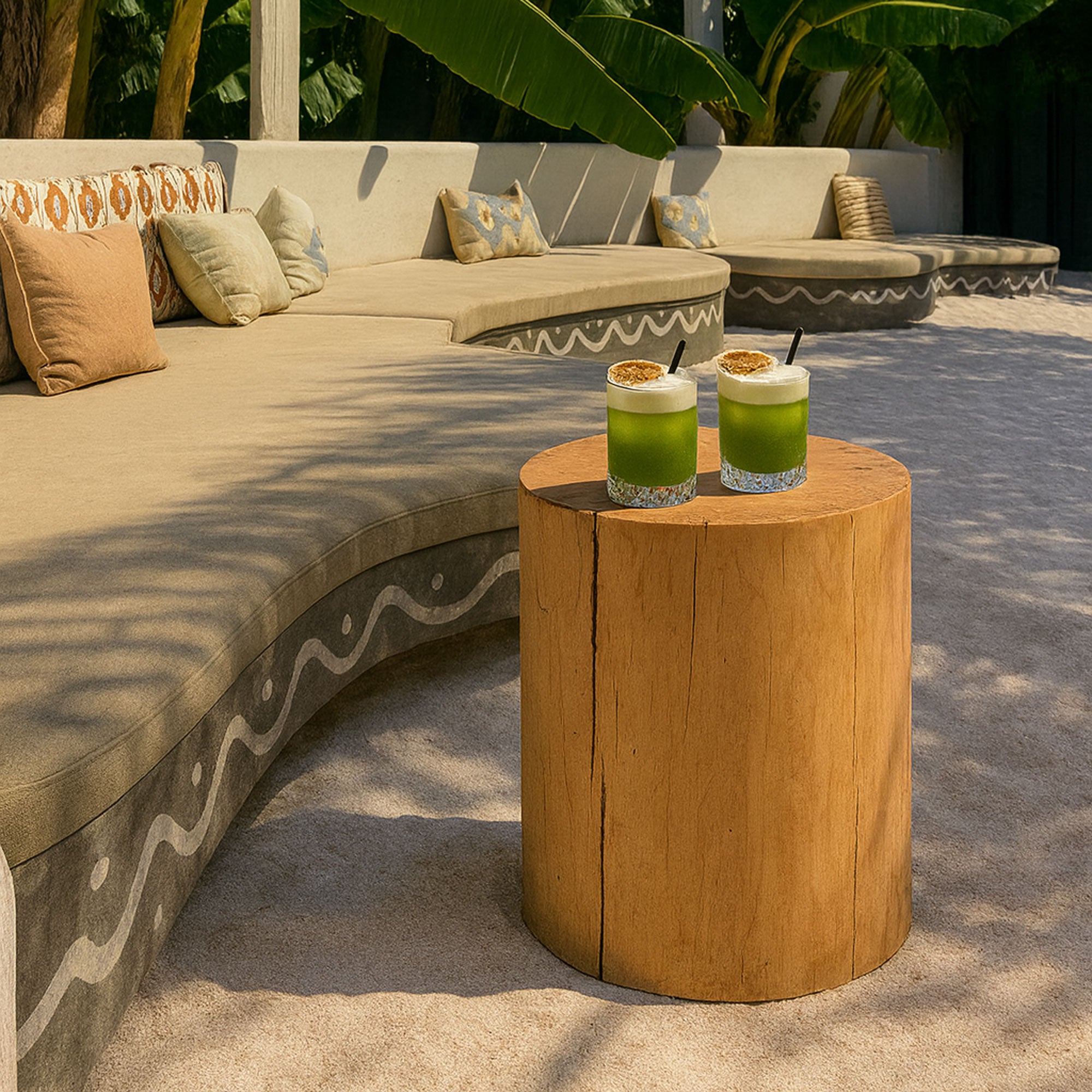 Solid Cedar Platform / Stool