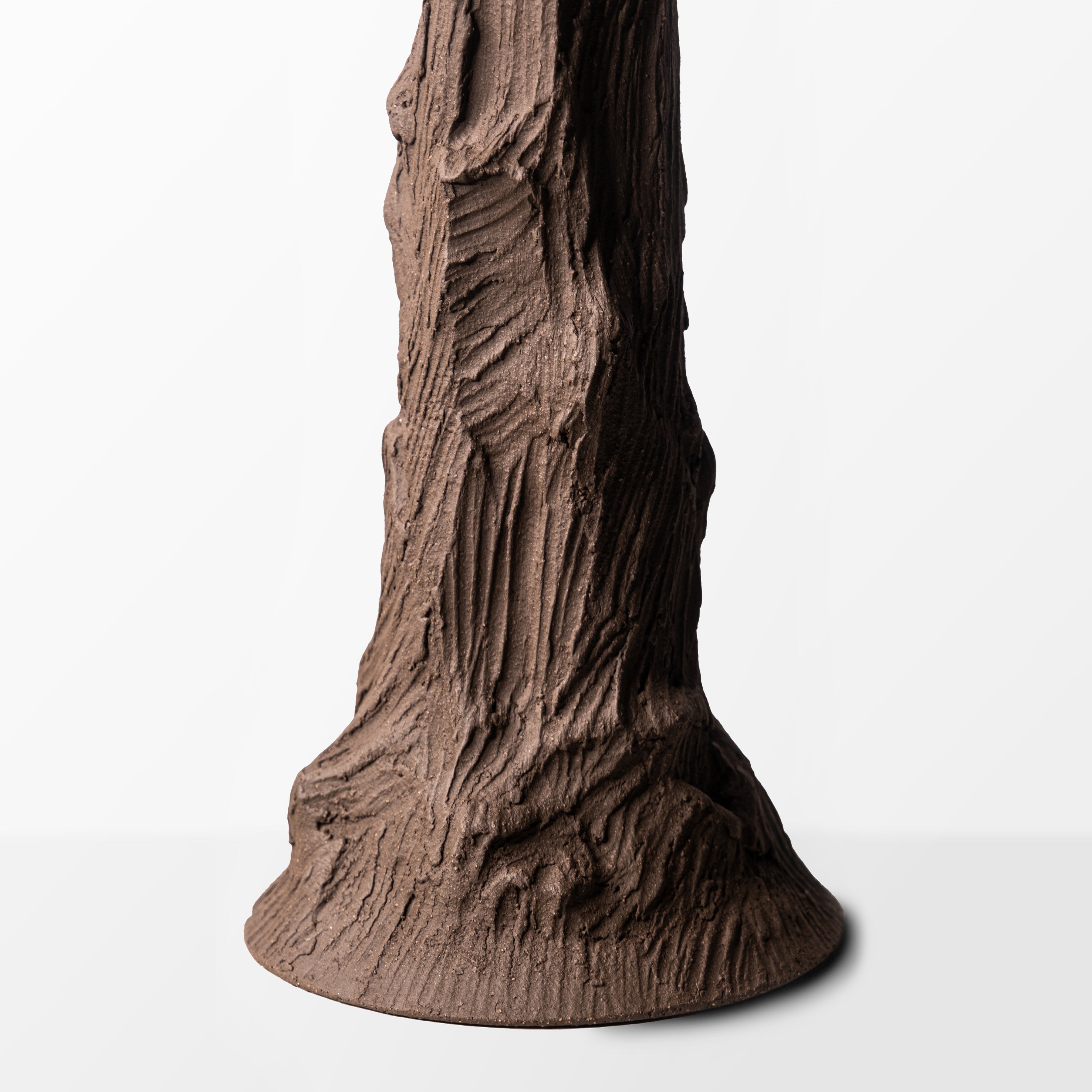 Trunk Sculpture Seramik Şamdan - Tall