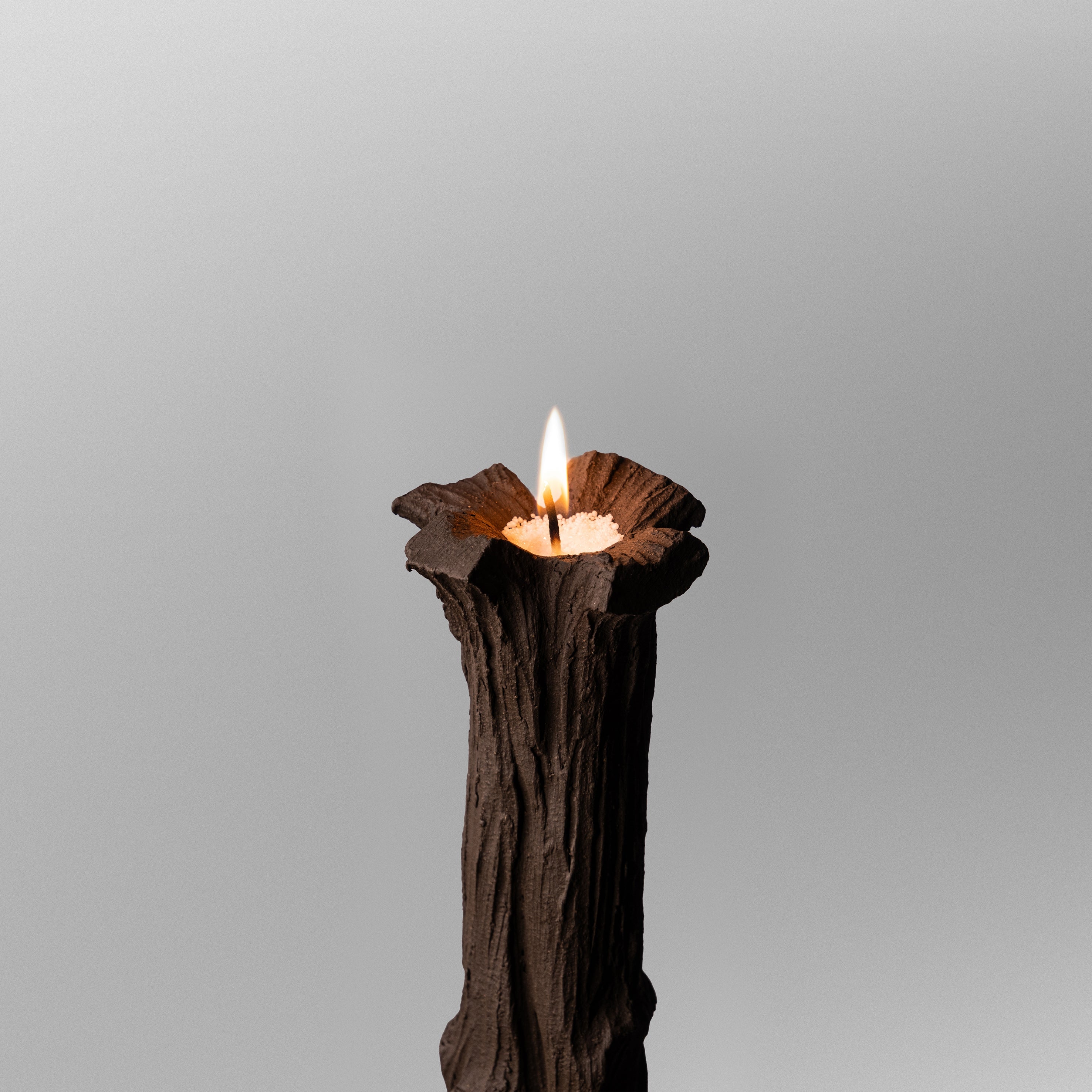 Trunk Sculpture Seramik Şamdan - Tall