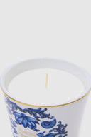 Royal Blue Blanc Beyaz & Lacivert Porselen Mumluk Vazo 2'li