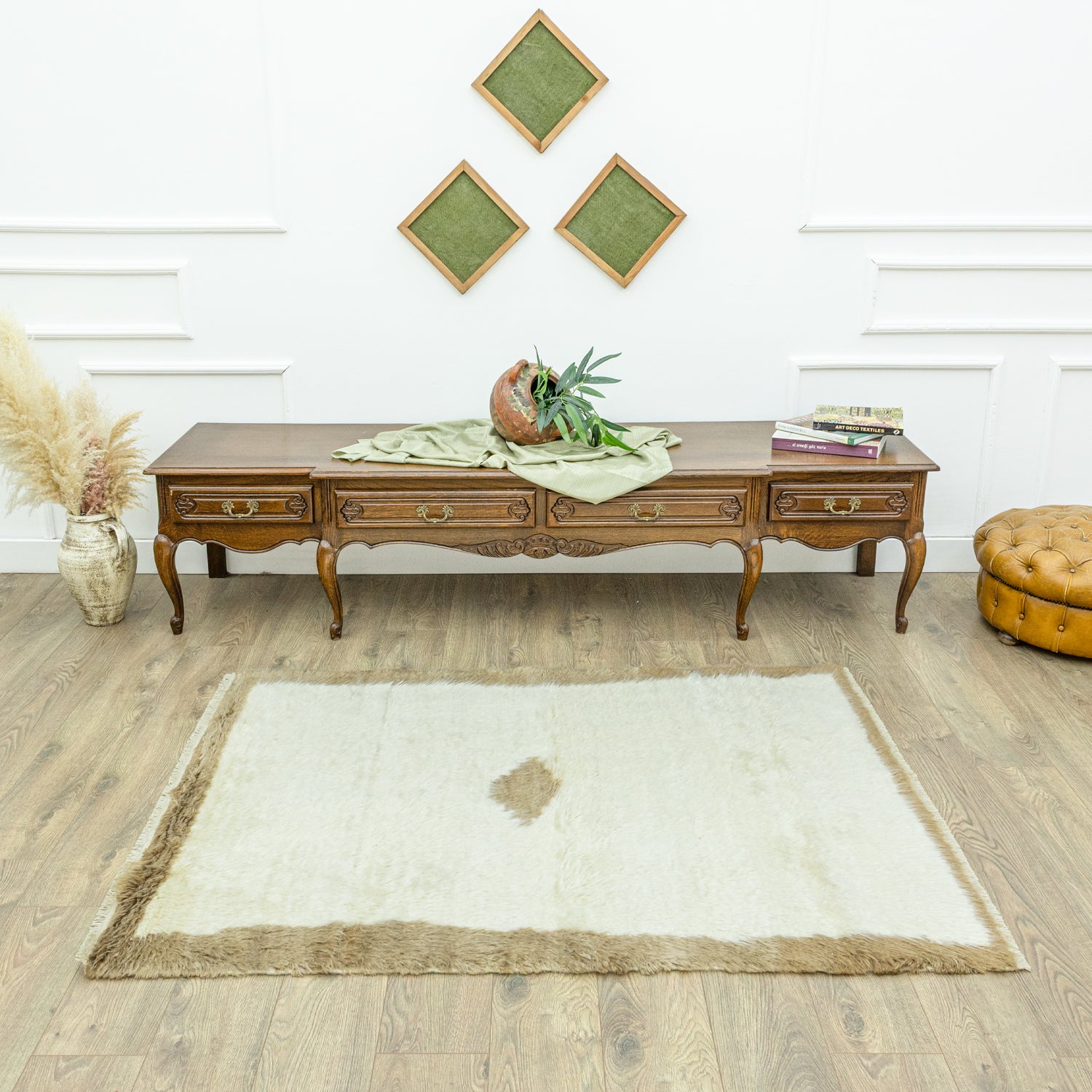 Tully El Dokuma Tiftikli Tülü Halı 116x167 cm