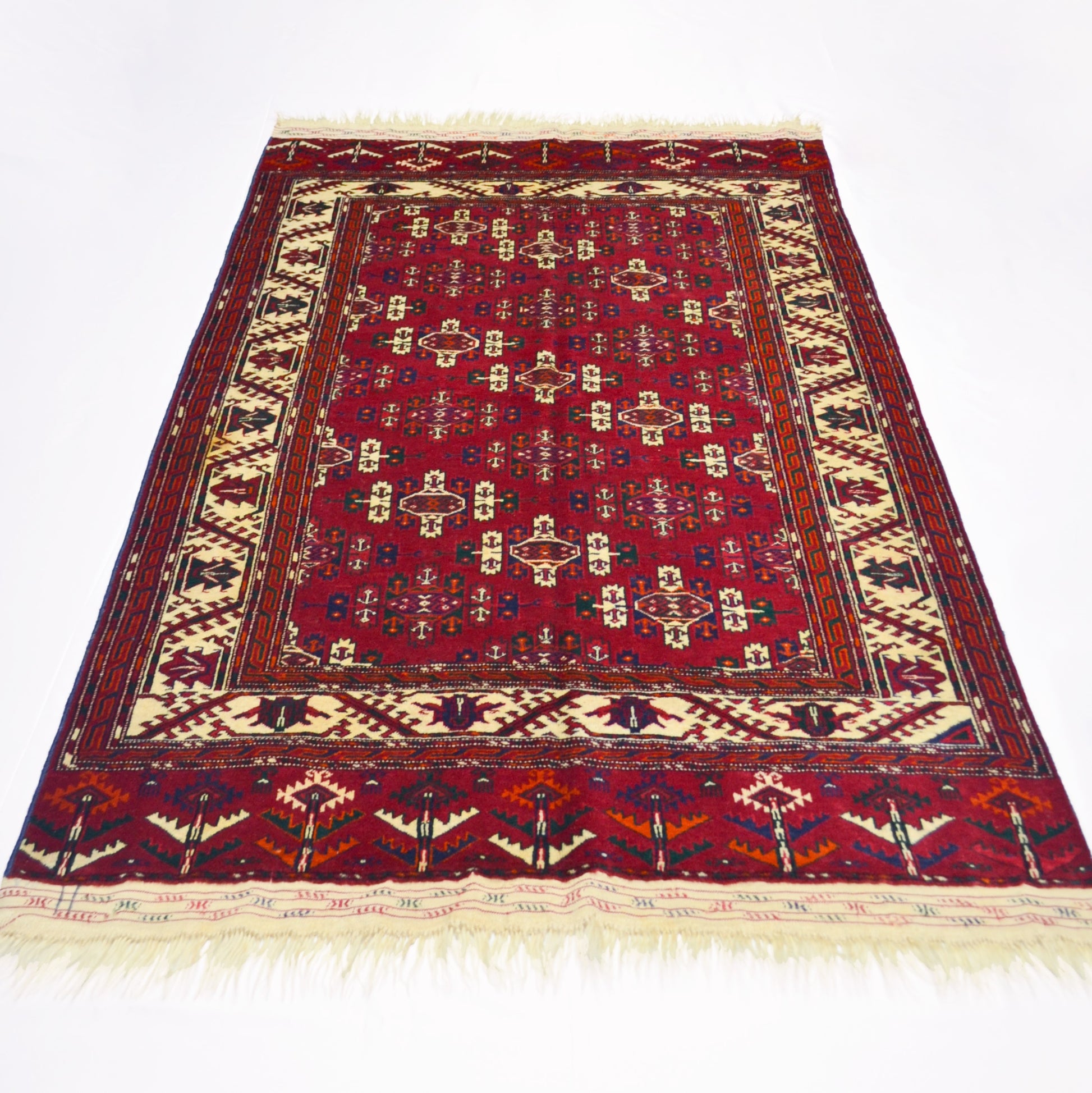 Türkmen Buhara El Dokuma Halısı 130x193 cm
