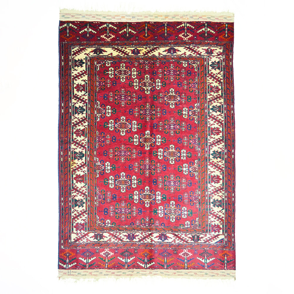 Türkmen Buhara El Dokuma Halısı 130x193 cm