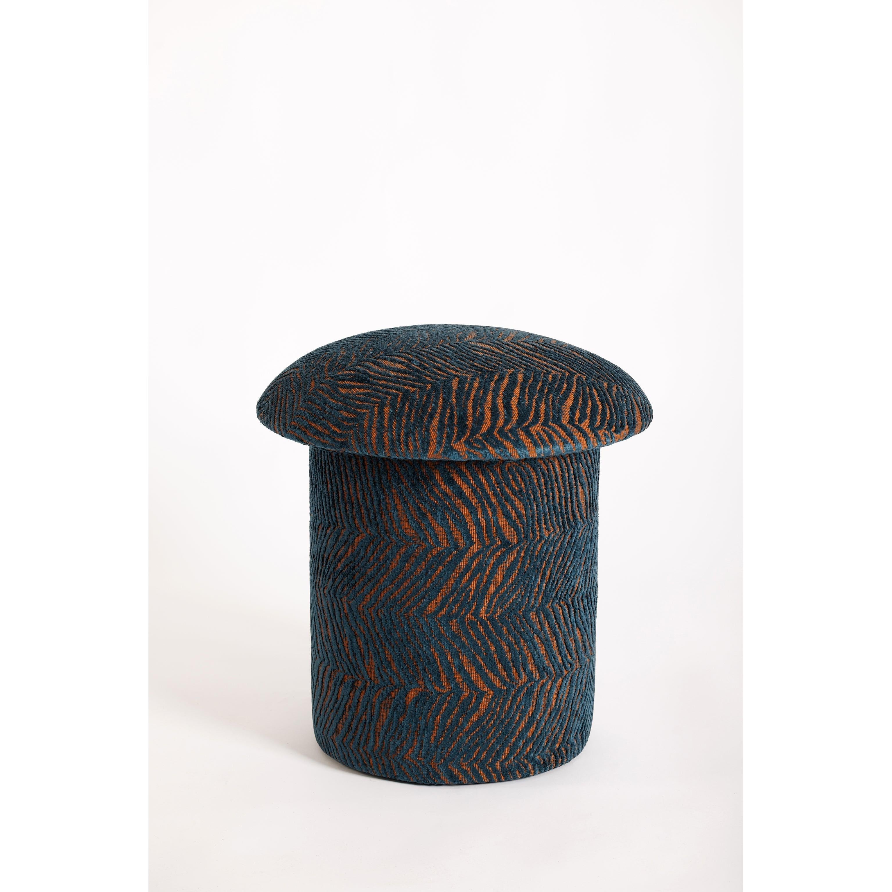 Turquoise Tiger Puf-Puf-Posto Studıo-NowShopFun