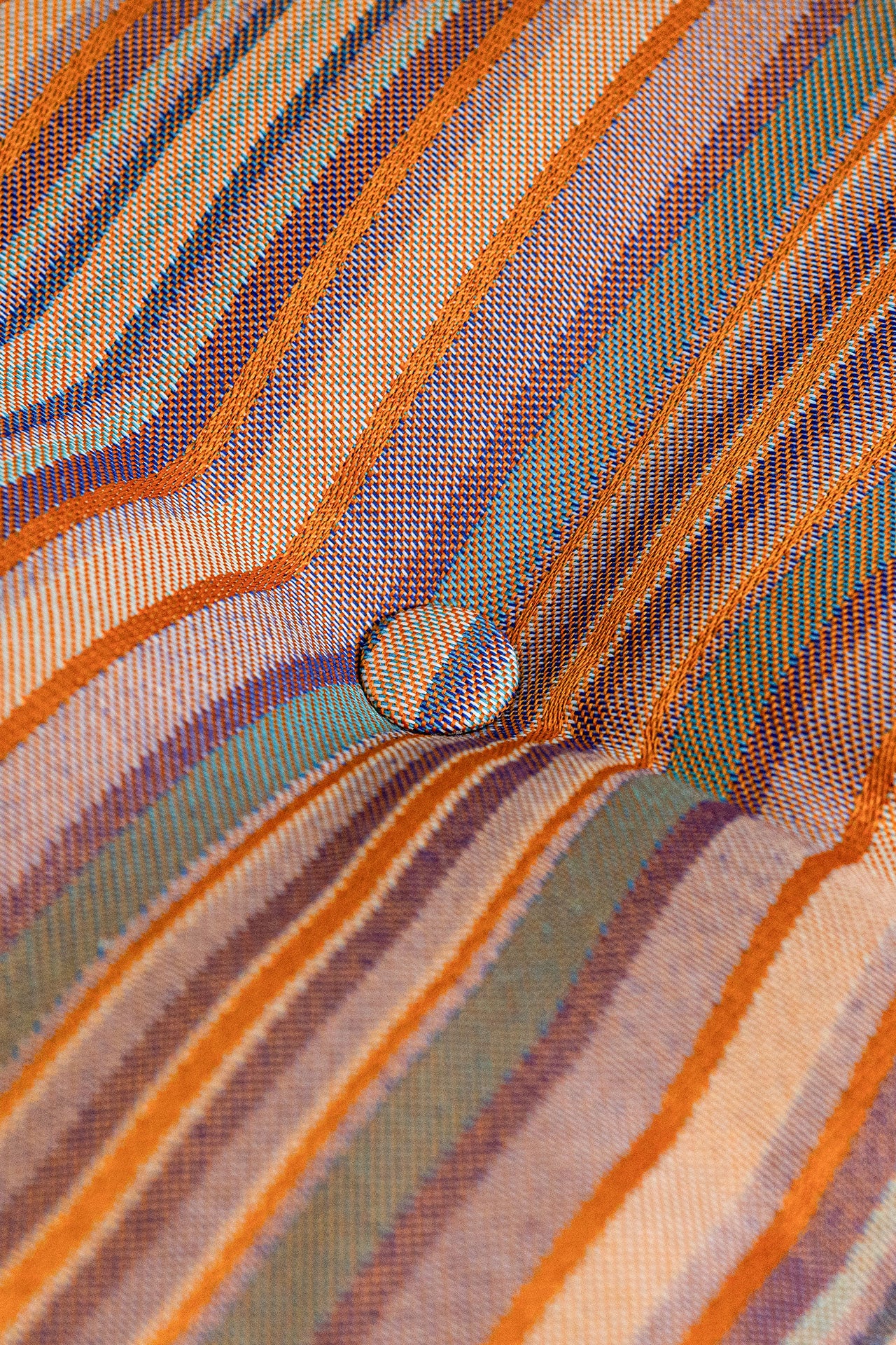 Turuncu Çizgili Bisküvi Minder