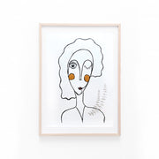 Tuval Bezi Çizgisel Portre Serisi- 02